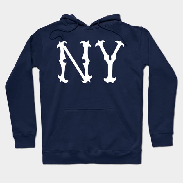 New York Highlanders Logo Design Hoodie by Bleeding Yankee Blue